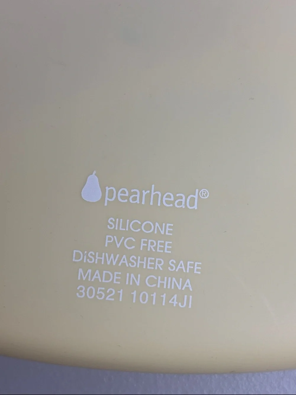 PEARHEAD Silicone Baby Bib Set - Peach & Cream 